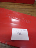 Vtg Snap On Tools Corp. KRA 104 Red Heavy Steel Tool Box 14" x 5 1/4" Nice! #2