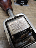 Vtg Roberts Numbering Machine Co 6 Digit Self Inking Model 49 Date Stamp #2
