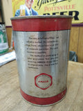 Vtg Amalie Pennsylvania 20 20W Motor Oil 1 Quart Metal Can Petrolia Pa Nice!