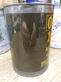 Vtg Bray Oil Co Military Aircraft Engine 0 132 1005 1 Quart Oil Can Sealed Empty