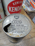 Vtg 1 US Quart BP Vanellus C Extra SAE 15 40 Motor Oil Metal Can Cleveland Ohio
