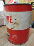 Vtg 1 Quart Paper Can Amoco Amolube SAE 30W Motor Oil American Oil Company