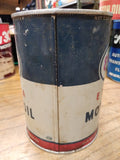 VTG ESSO Extra Heavy Duty 1 Quart Motor Oil Metal Can Red White Blue USA
