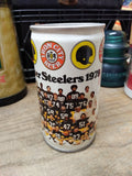 Vtg 12 Ounce Iron City Beer Steel Can 1979 Pittsburgh Steelers Team Photograph