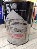 Vtg 1 Quart Gold Eagle 5 Minute Motor Flush And Cleaner Metal Can