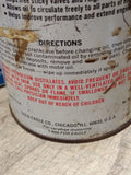 Vtg 1 Quart Gold Eagle 5 Minute Motor Flush And Cleaner Metal Can
