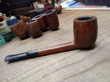 Vtg RKD 9465 Briar Tobacco Pipe Billiard Style Saddle Stem London England Nice!