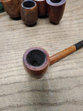 Vtg RKD 9465 Briar Tobacco Pipe Billiard Style Saddle Stem London England Nice!