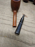 Vtg RKD 9465 Briar Tobacco Pipe Billiard Style Saddle Stem London England Nice!