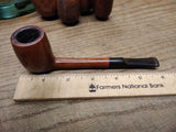 Vtg RKD 9465 Briar Tobacco Pipe Billiard Style Saddle Stem London England Nice!