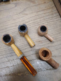 Vtg 4 Piece Smoking Tobacco Pipe Parts Repair Lot Missouri Meerschaum Briar