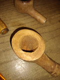 Vtg 4 Piece Smoking Tobacco Pipe Parts Repair Lot Missouri Meerschaum Briar