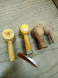 Vtg 4 Piece Smoking Tobacco Pipe Parts Repair Lot Missouri Meerschaum Briar