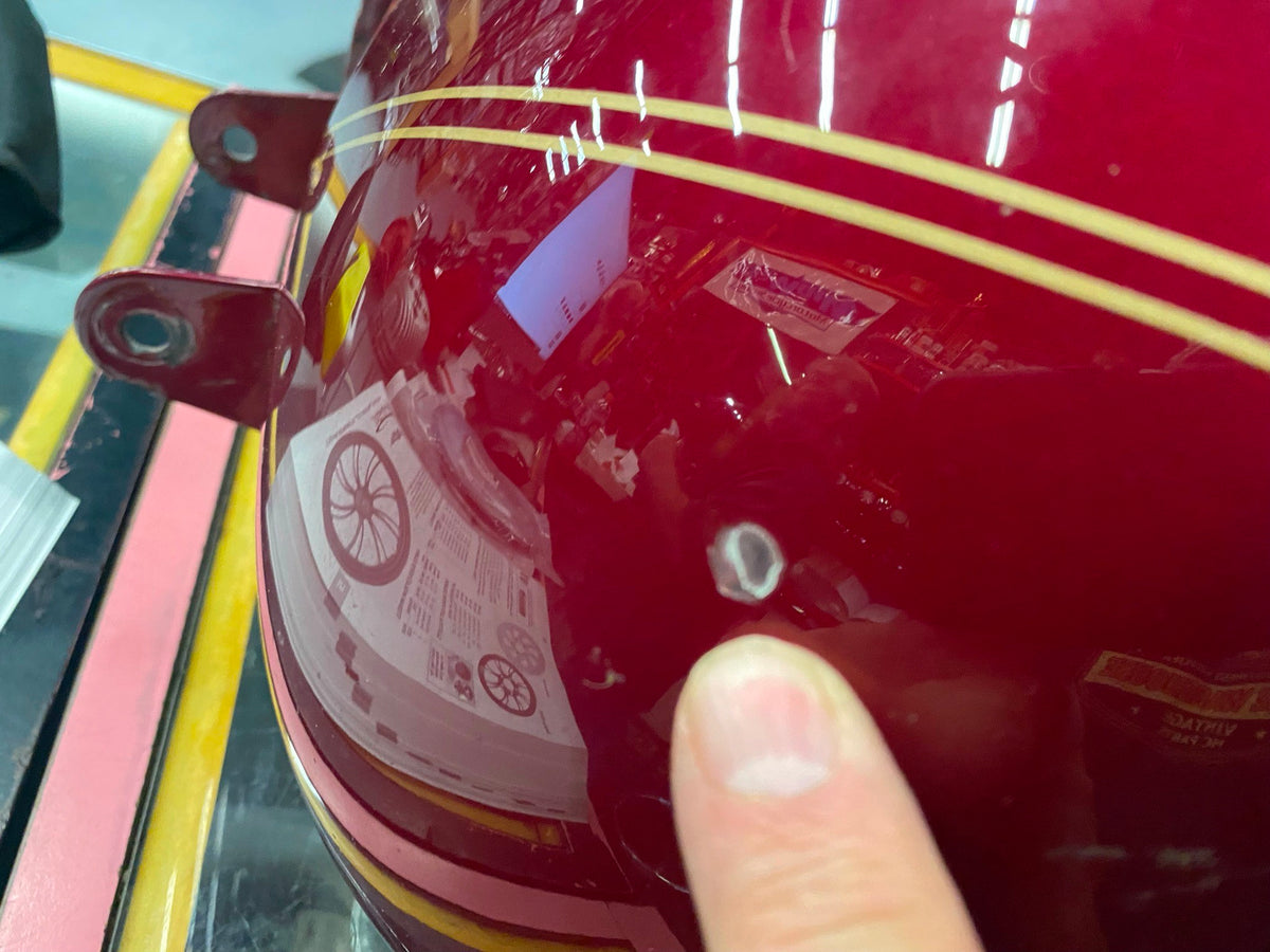 Lava Red Sunglo 2005 Ultra Classic Glide Gas Fuel Tank Harley