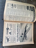 Vtg 1952 Air Trails Toy Airplane Gas Powered History Cox Magazine Literature