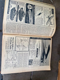 Vtg 1952 Air Trails Toy Airplane Gas Powered History Cox Magazine Literature