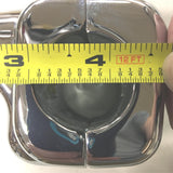 New T/O Chrome 1 1/4" Handlebar 2 1/2" Rise Risers Harley Softail Fatboy Chopper