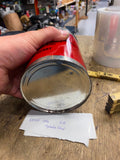 Vtg OHA Oil Can 1960's Military Tin Hydraulic Fluid Full Heavy equipment Penreco