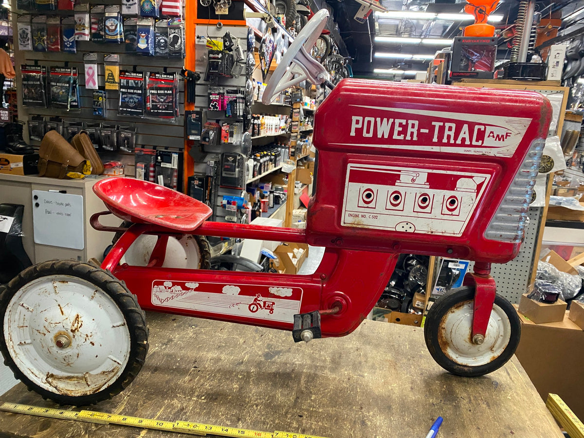 コレクション VTG 1950's AMF POWER TRAC Tractor B-102 Vtg amf power Trac tractor pedal Car Orig C502 Unrestored Nice