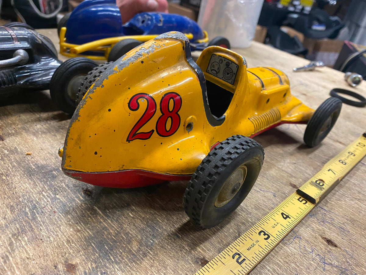 Orig 1950s Thimble Drome Special Race Car Roy Cox Tether Car toy Unres –  cyclewarehouse.online