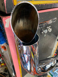2 into 1 Custom Header Exhaust Harley Bagger Softail Dyna Chopper Heat Shield 02