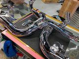 2 into 1 Custom Header Exhaust Harley Bagger Softail Dyna Chopper Heat Shield 02