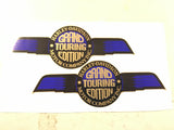 Harley FXRD FXRT Gas Tank Emblems Stickers Decals BLUE 14078-86 Grand Touring