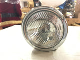Buffalo 5 3/4 Chrome Hooded Headlight Headlamp Assy Bottom Mnt Chopper 66-84142