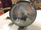 FLST Heritage Softail Fatboy Black Headlight Ass 7" W bulb Drag New!
