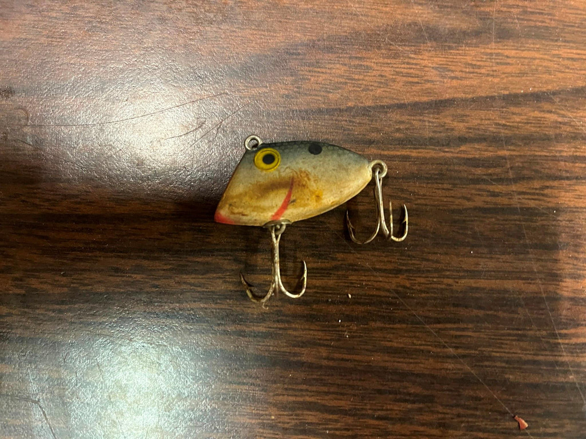 Vtg 1950s Pico Perch type Wooden Tiny Fishing Lure