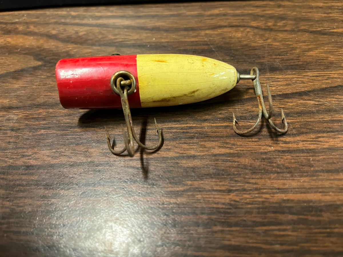 antique wooden fish lures VTG antique 1918 South Bend Oreno Crankbait Wooden Fishing Lure Red He – cyclewarehouse.online