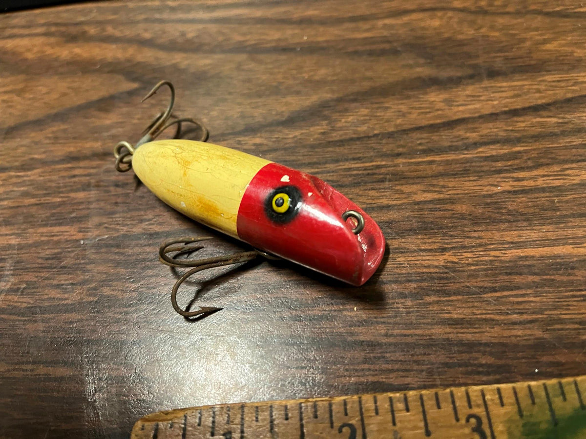 VTG antique 1918 South Bend Oreno Crankbait Wooden Fishing VTG antique 1918 South Bend Oreno Crankbait Wooden Fishing