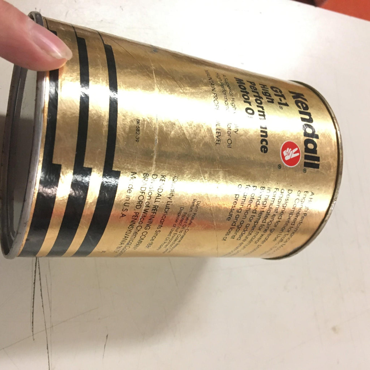 Vintage Pre-1938 Kendall Motor Gear & Chassis Lubrication