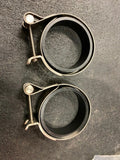 Stainless Intake Clamp Seal Set Harley Shovelhead Ironhead 1978-1984 27063-8055