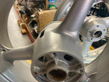 Front Rear Kawasaki Wheels 17" Silver Powder Coate ZX 600 750 900 1000 Ninja OEM