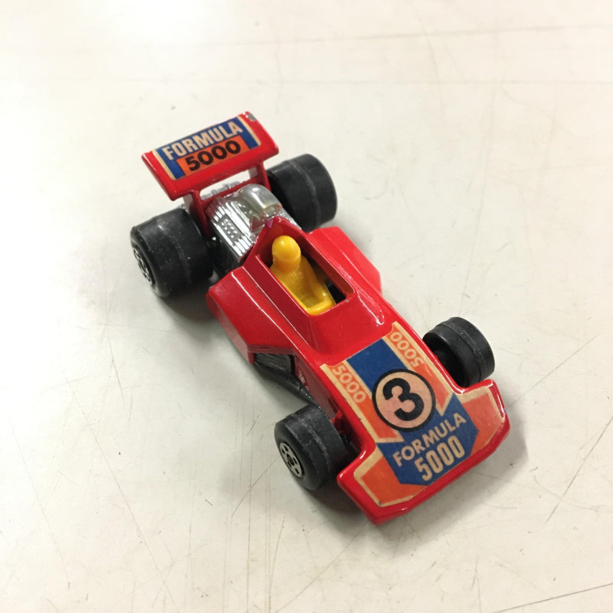 Matchbox Superfast No. 36 Red Formula 5000 Lesney 1975 toy car # 3