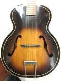 Vtg Harmony H1215 Sunburst Archtop Acoustic Guitar Pick Guard 6 String 1950's