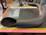 2 into 1 Black Exhaust Pipe Harley Dyna 1991-2005 FXD FXDL Wide Glide Custom!