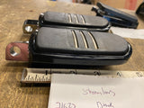 Streamliner Footpegs Black OEM Factory Harley Softail Sportster dyna Highway Peg
