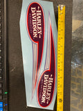 Gas Tank Decals Stickers Harley fxr dyna low rider bagger softail red silver PR