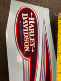 Gas Tank Decals Stickers Harley fxr dyna low rider bagger softail red silver PR