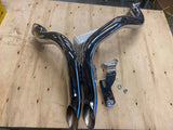 LAF Drop Down Drag Pipes Harley Shovelhead FX FLH 1971-1984 Chopper Custom!