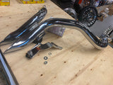 LAF Drop Down Drag Pipes Harley Shovelhead FX FLH 1971-1984 Chopper Custom!