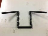 New 1" Z BARS Twisted Motorcycle Handlebars Black Ape Hanger Triumph Honda 12"