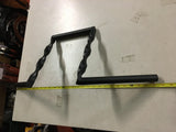 New 1" Z BARS Twisted Motorcycle Handlebars Black Ape Hanger Triumph Honda 12"