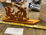 Grandma Yelling at grandpa vintage wood cutout funny handmade Holiday Gift