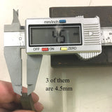 Vtg Machinists Number Punch Set 3 4.5mm/6 5.5mm Hardened Wood Box 1950's USA