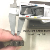 Vtg Machinists Number Punch Set 3 4.5mm/6 5.5mm Hardened Wood Box 1950's USA