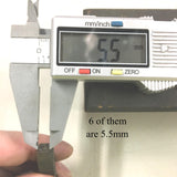 Vtg Machinists Number Punch Set 3 4.5mm/6 5.5mm Hardened Wood Box 1950's USA