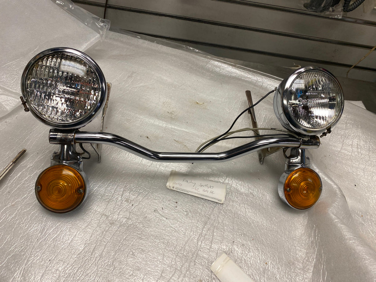 OEM Passing Lamp Spotlights Harley FLH Guide -62 Panhead